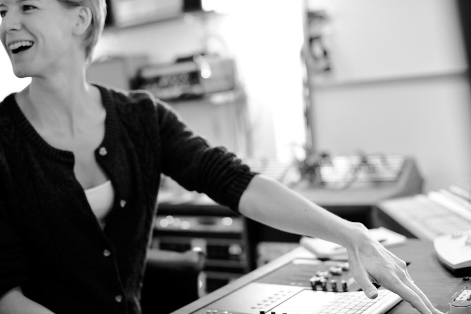 Louise Nipper, sound engineer and owner of Soundscape Studio, photo by Niels-Jacob Dandanell.